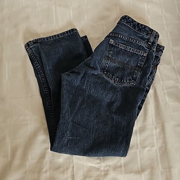 Van Heusen Men's Relaxed Fit Denim Jeans 30/30 Dark Blue Washed - Picture 12 of 16